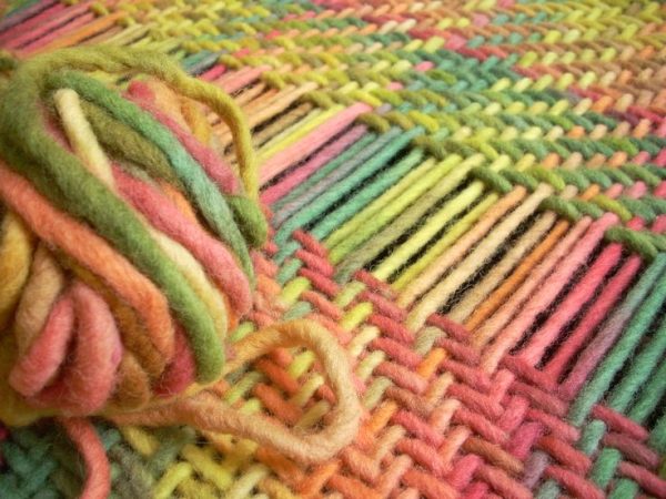 Tejido Taller con Telar Cuadrado